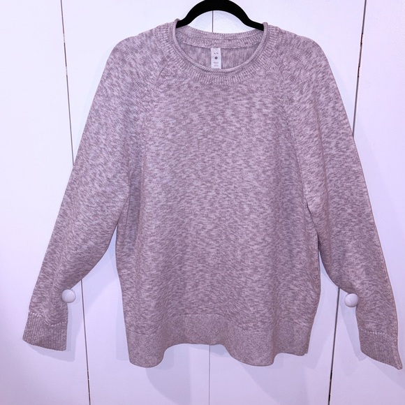 Lululemon Boxy Cotton Blend Sweater Size XL - Picture 3 of 7